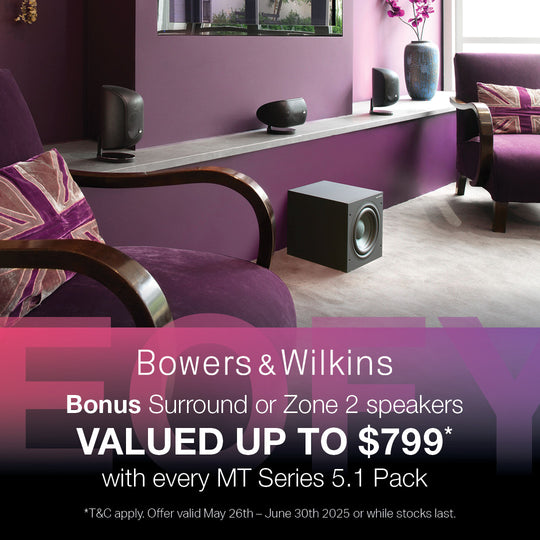 Bowers & Wilkins MT-50 Surround Pack (BONUS)
