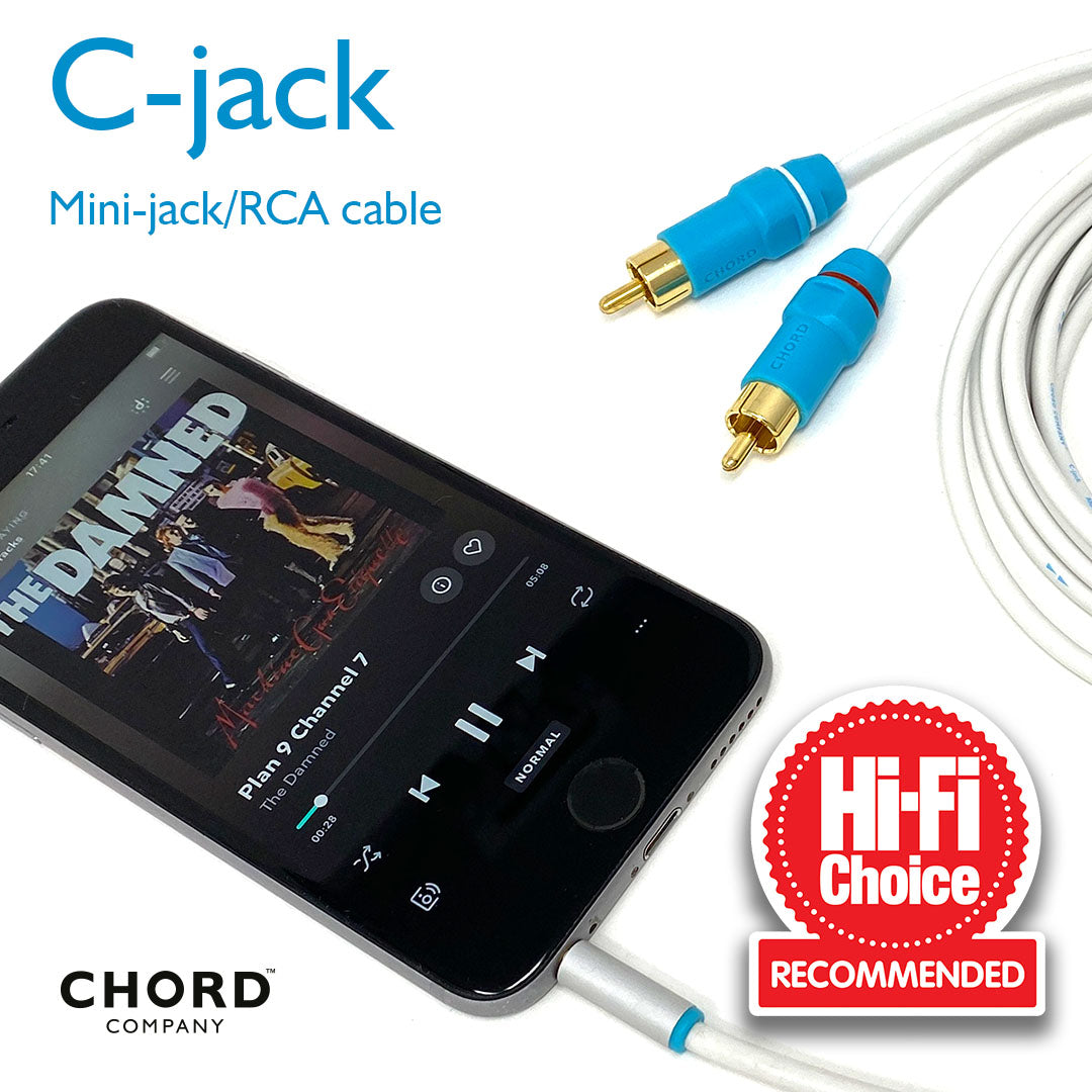 Chord C-Jack Mini-jack/RCA Analogue Interconnect
