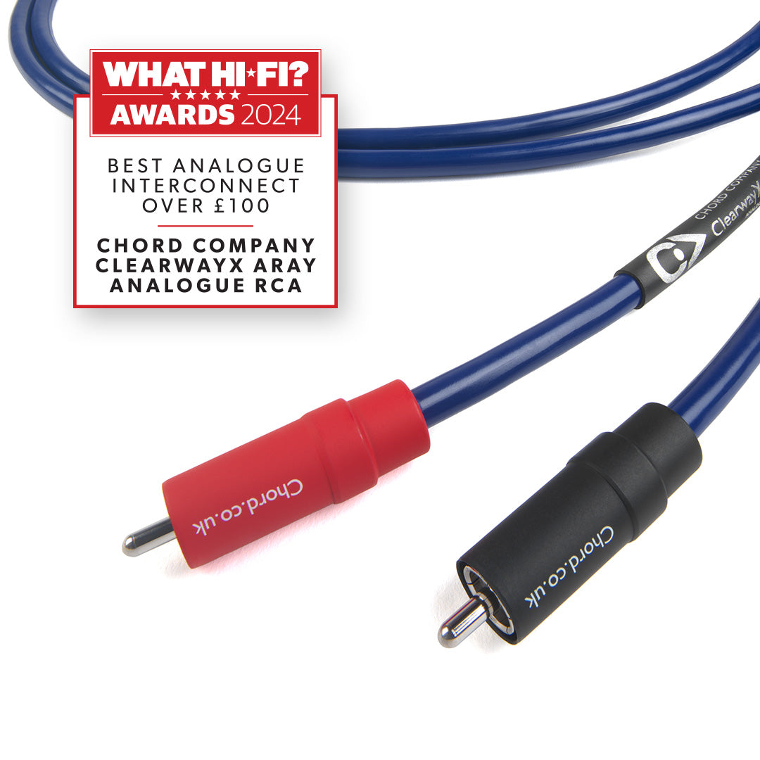 Chord ClearwayX RCA Analogue Interconnect Pair
