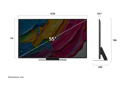 LG QNED81A 55" 4K UHD LED SMART TV 2025