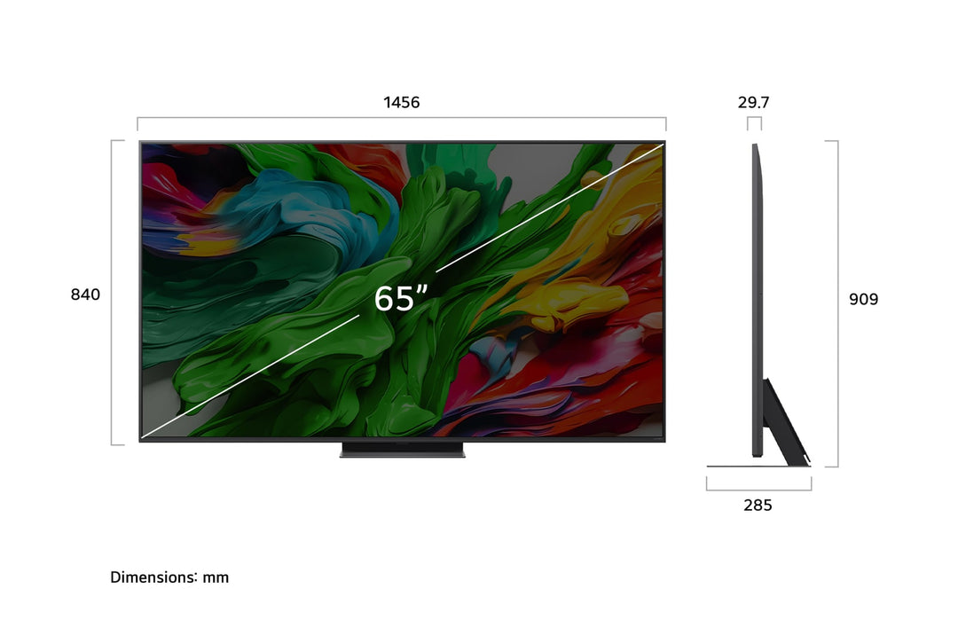 LG QNED86A 65" QNED EVO 4K UHD Mini-LED SMART TV 2025