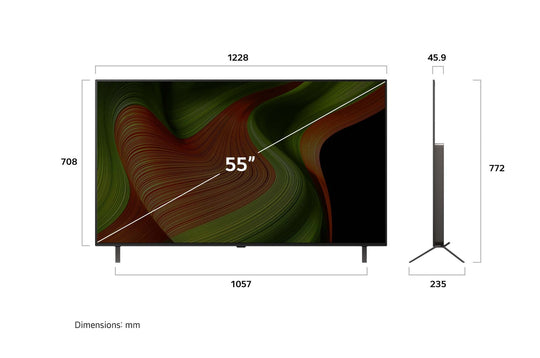 LG B5 55" OLED 4K UHD SMART TV 2025
