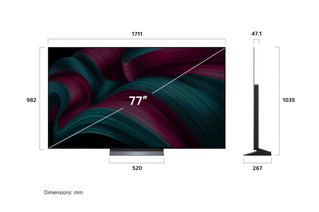 LG C5 77" OLED EVO 4K UHD SMART TV 2025