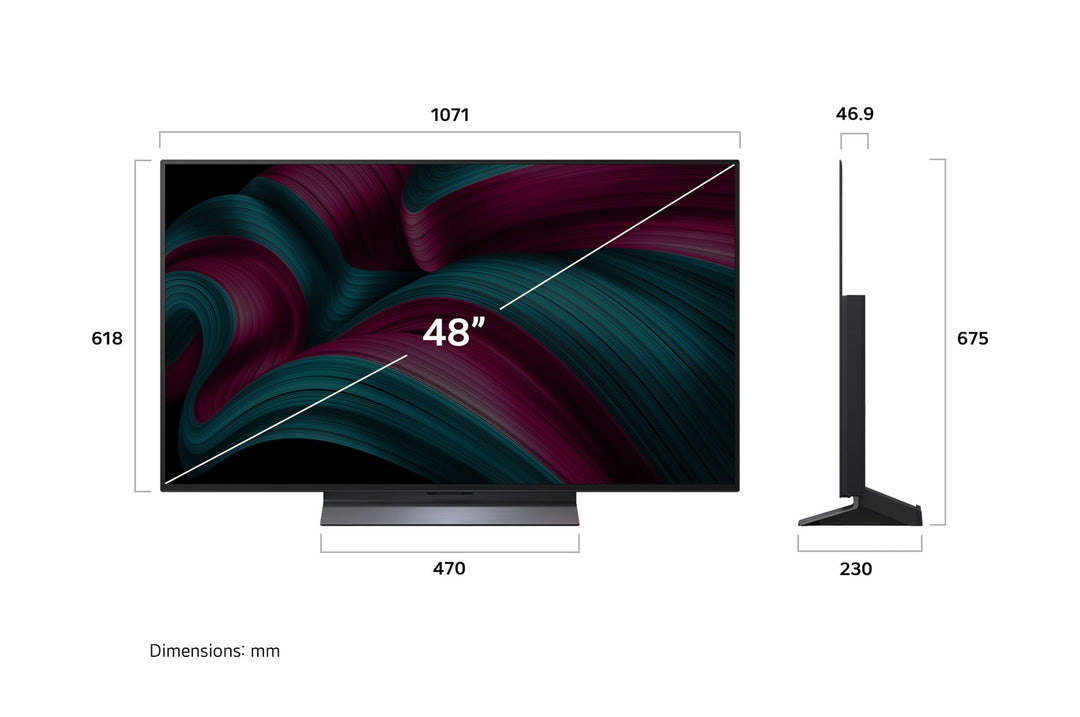 LG C5 48" OLED EVO 4K UHD SMART TV 2025