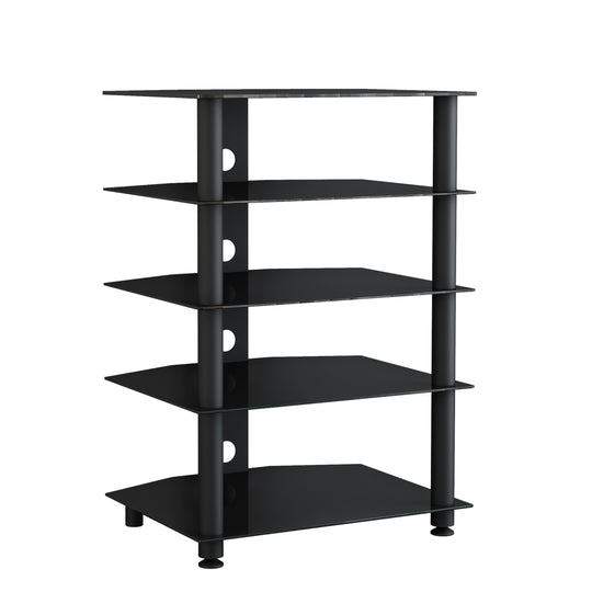 Tauris Ace Hi-Fi 5 Tier Shelf - Black