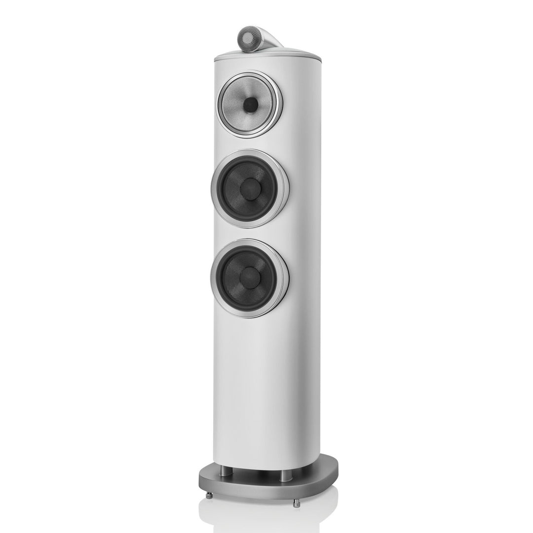 Bowers & Wilkins 804 D4 Floorstanding Speaker in White from Todds Hi Fi