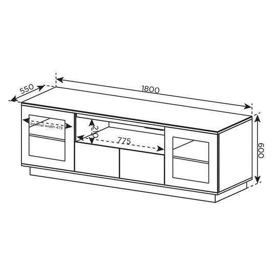 RVM Titan 1800 AV Cabinet
