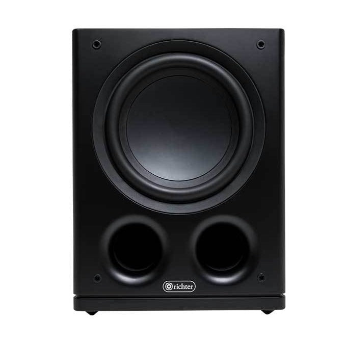 The Richter Thor 10.6 inch Subwoofer in black from Todds Hi Fi