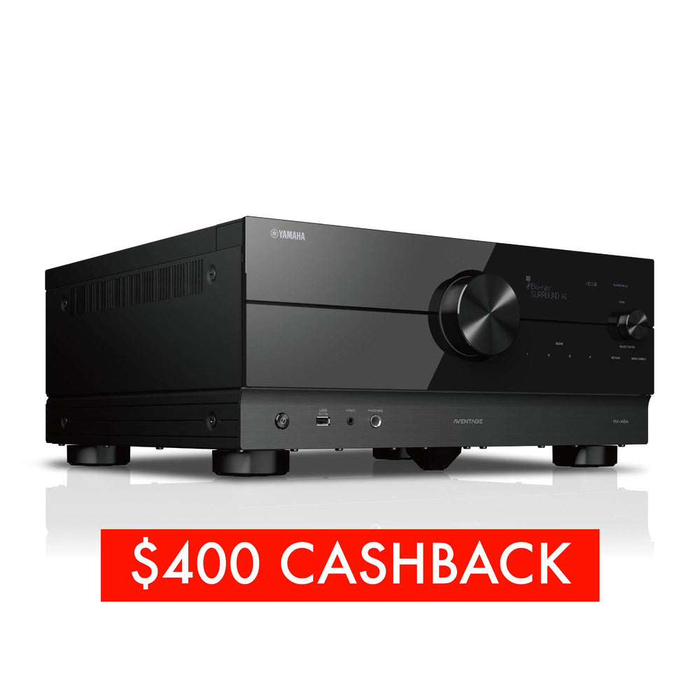 Yamaha AV Receiver RX-A6A - 9.2 Ch AV Receiver (150W)-Refurbished