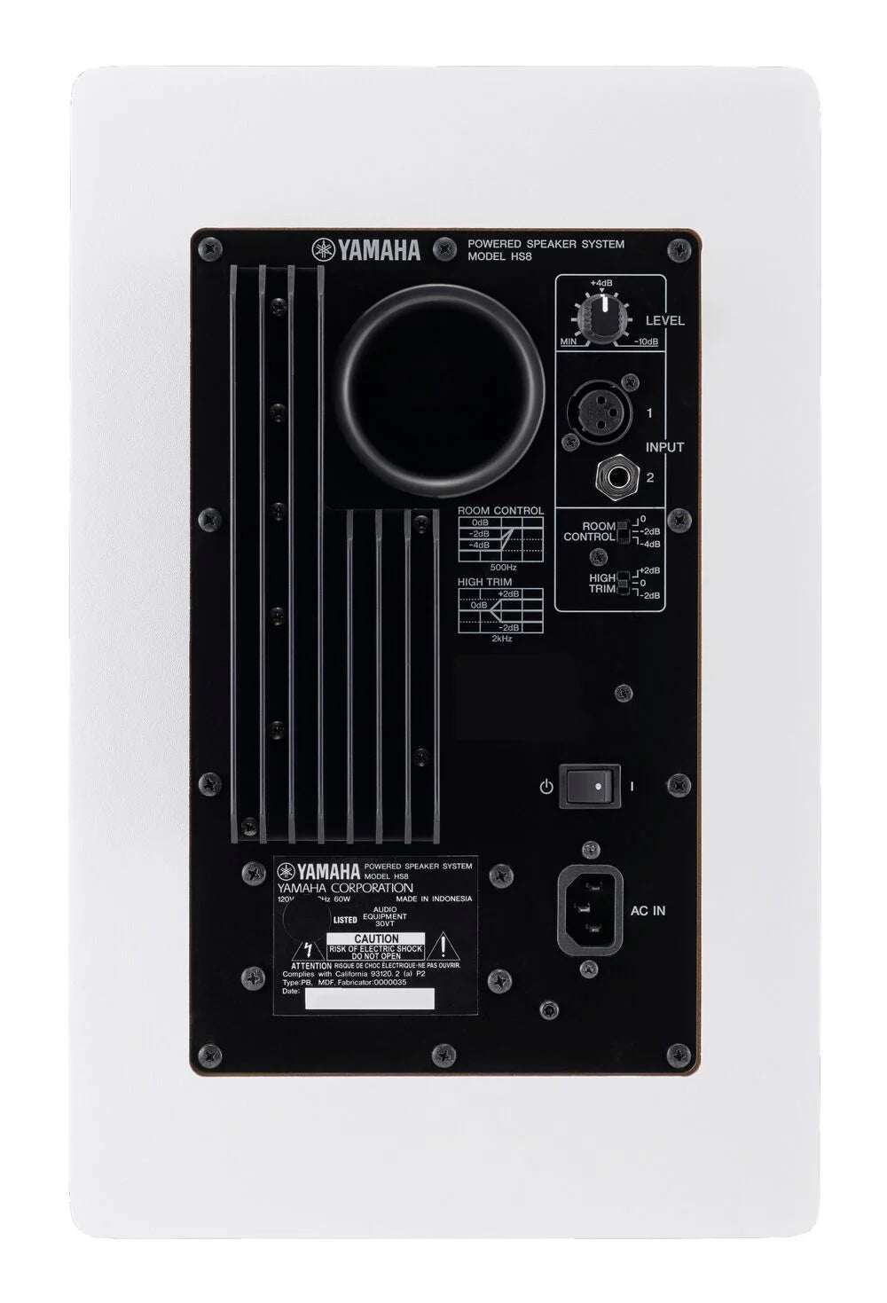 Yamaha HS8i Powered Studio Monitors (Each) White Installer - Refurbished