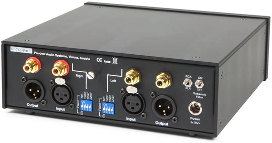 Pro-Ject Phono Box RS Phono Preamplifier Black - OPEN BOX