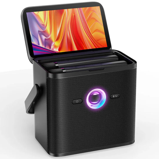 Ikarao Shell S3 HD Portable 80W Karaoke Speakers with 7” Lyrics Display and HDMI