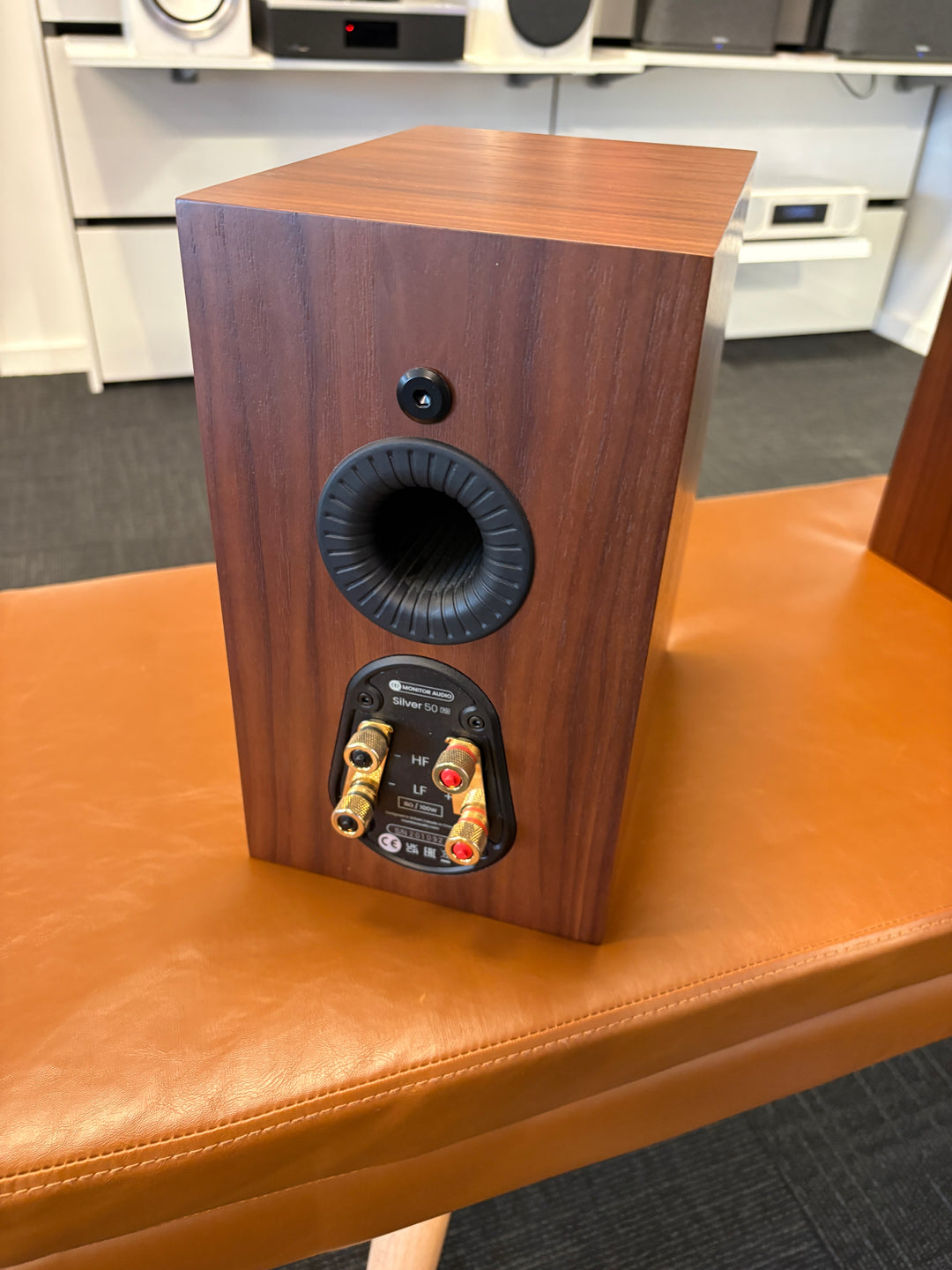 Monitor Audio Silver 50 (7G) Bookshelf Speakers Natural Walnut - OPEN BOX