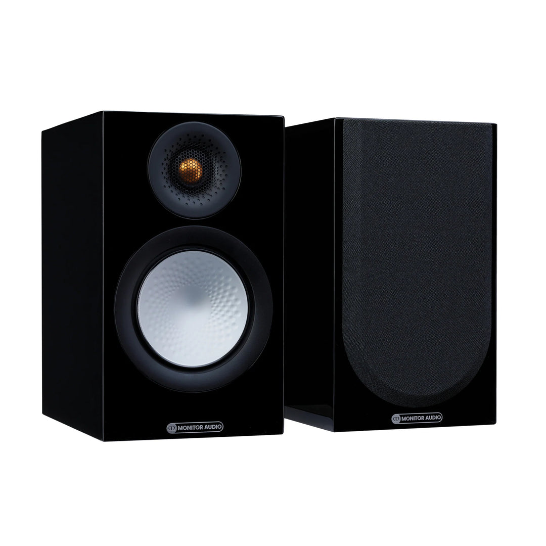 Monitor Audio Silver 50 (7G) Bookshelf Speakers Glossy Black - Open Box