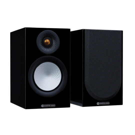 Monitor Audio Silver 50 (7G) Bookshelf Speakers Glossy Black - Open Box