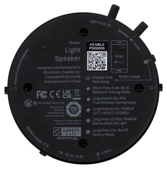Transparent Light Speaker