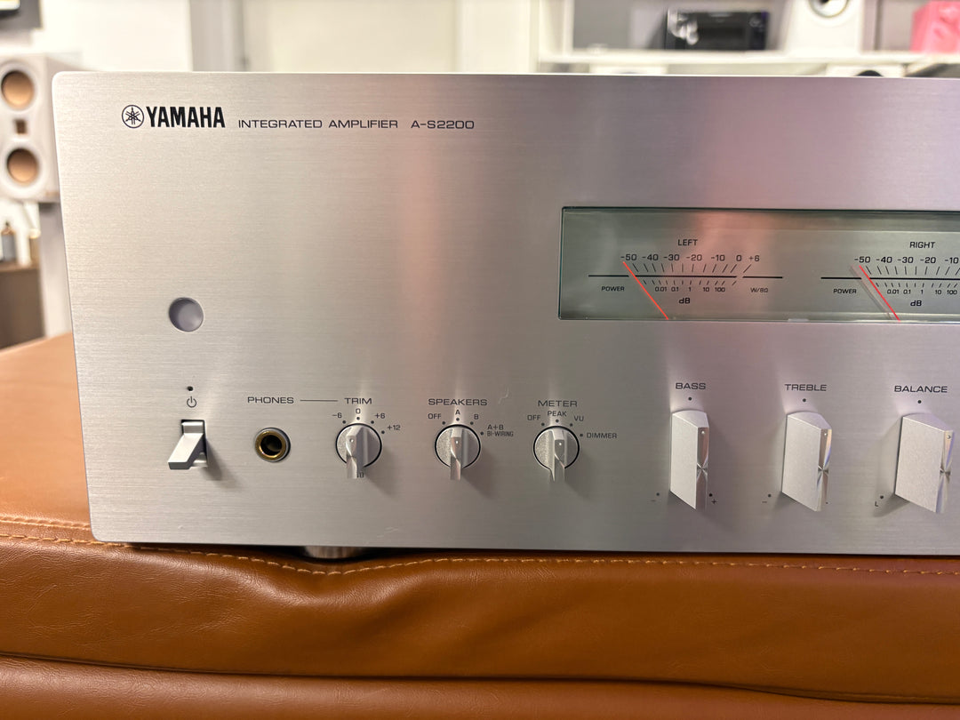 Yamaha A-S2200 Stereo Amplifier Silver/Gloss Black - Trade In