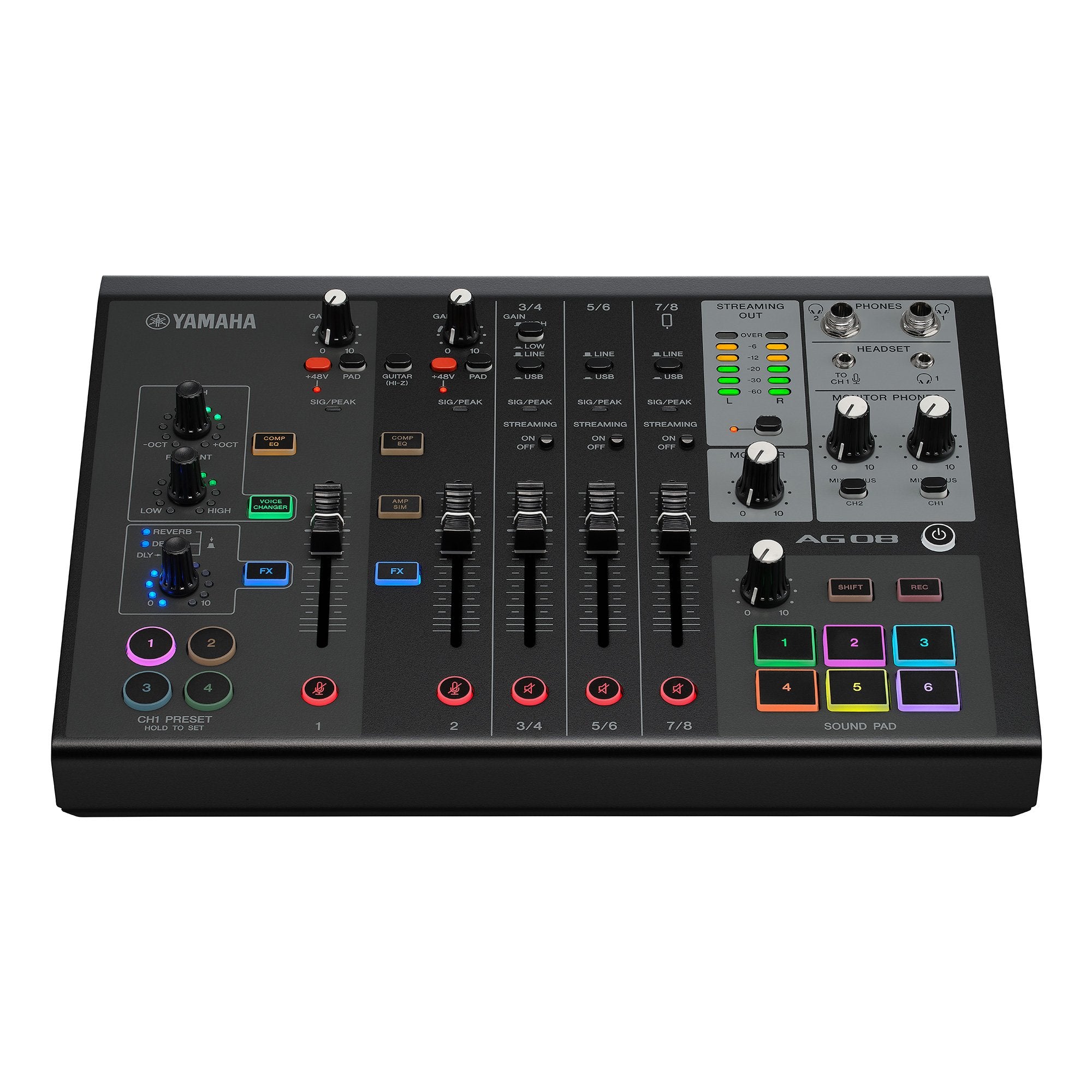 Yamaha AG08 Live Streaming Mixer – Todds Hi Fi