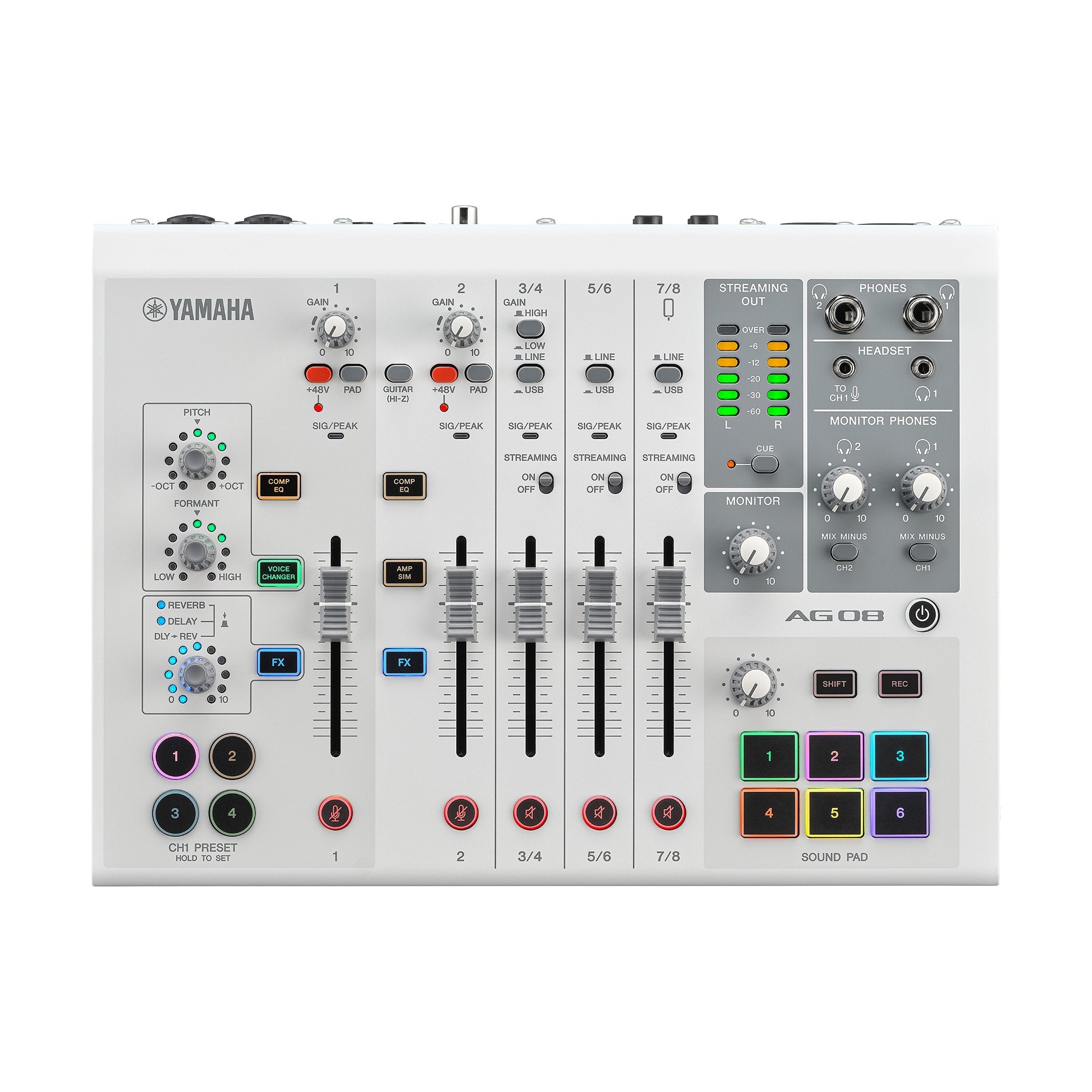 Yamaha AG08 Live Streaming Mixer – Todds Hi Fi
