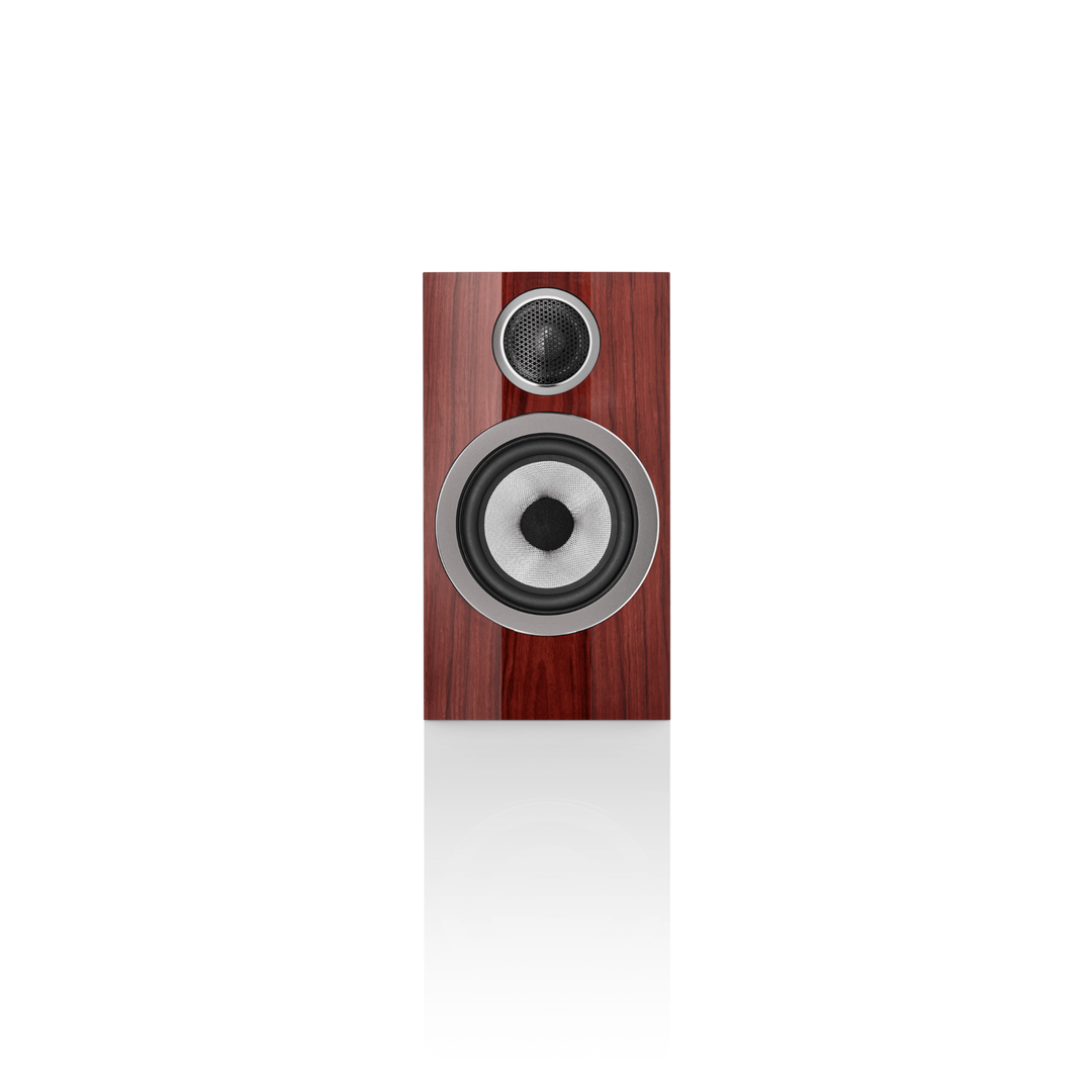 Bowers & Wilkins 707 Prestige Edition 2-Way Standmount Speakers (Pair) Santos Rosewood