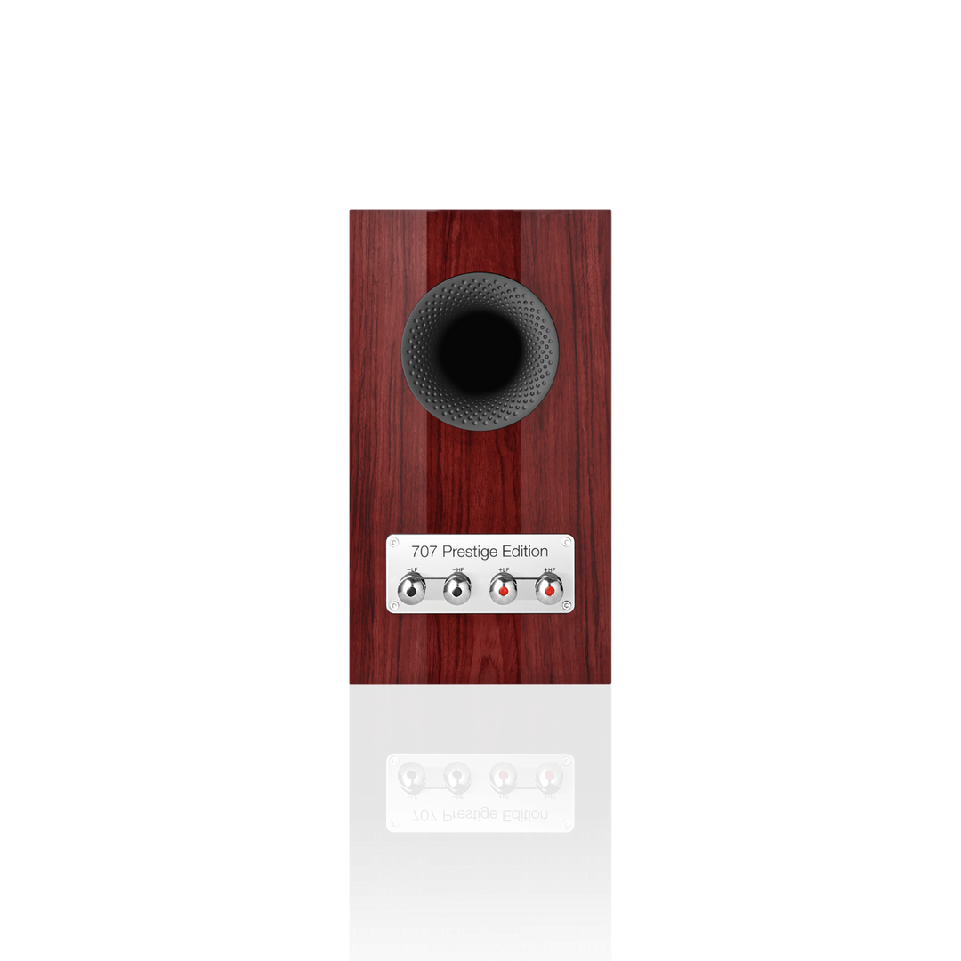 Bowers & Wilkins 707 Prestige Edition 2-Way Standmount Speakers (Pair) Santos Rosewood