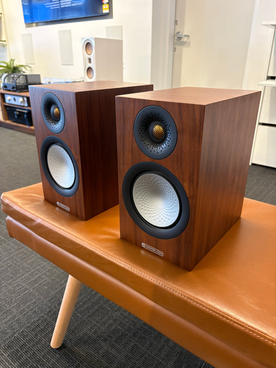 Monitor Audio Silver 50 (7G) Bookshelf Speakers Natural Walnut - OPEN BOX
