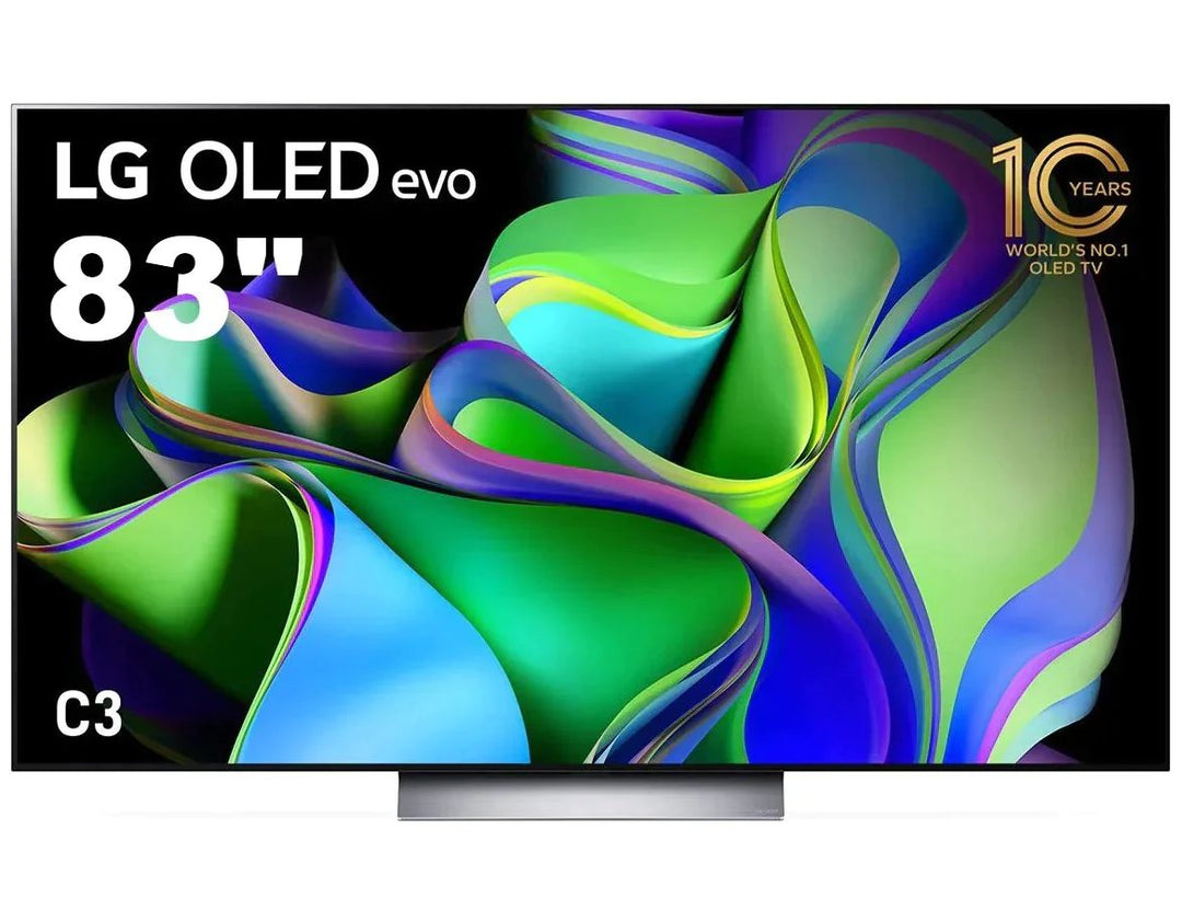 LG C3 83 Inch 2023 OLED evo TV with Self Lit OLED Pixels