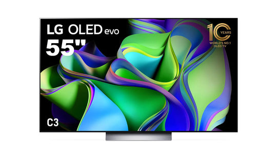 LG C3 55" 2023 OLED evo TV with Self Lit OLED Pixels
