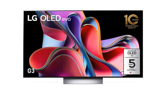 LG G3 65 Inch 2023 OLED evo TV with Self Lit OLED Pixels