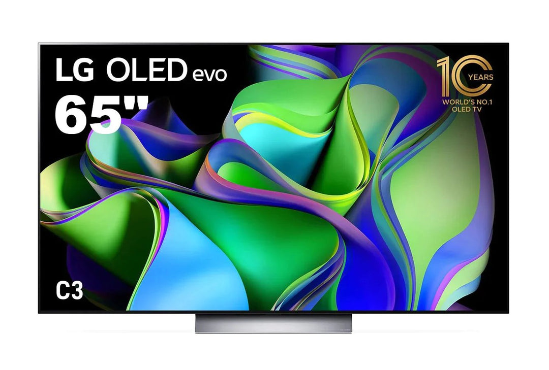 LG C3 65" 2023 OLED evo TV with Self Lit OLED Pixels