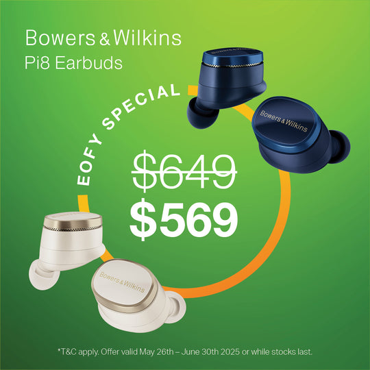 Bowers & Wilkins Pi8 Premium In-Ear True Wireless Earbuds