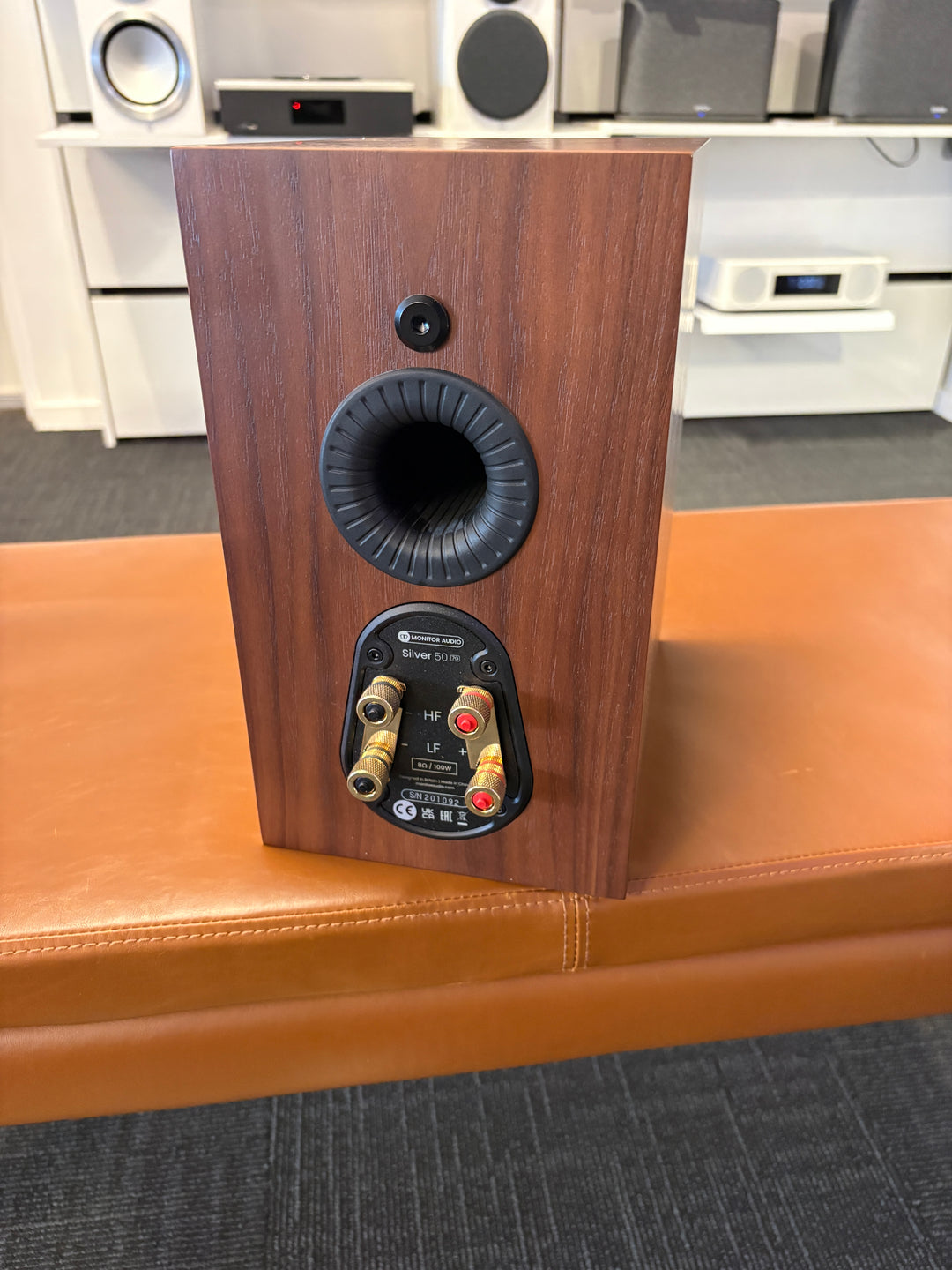Monitor Audio Silver 50 (7G) Bookshelf Speakers Natural Walnut - OPEN BOX