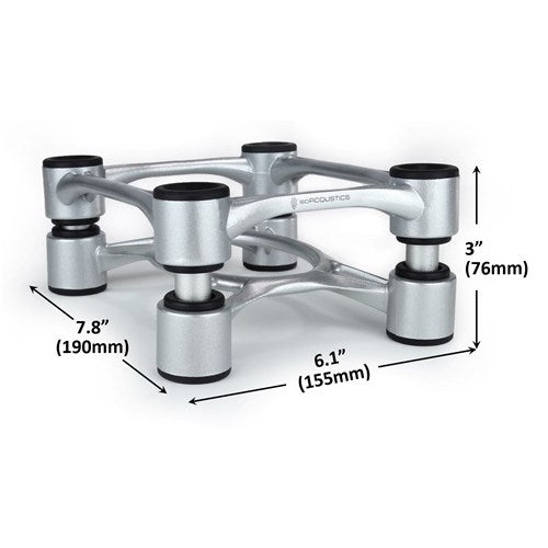 IsoAcoustics Aperta Series Bookshelf Speaker Isolation Stands