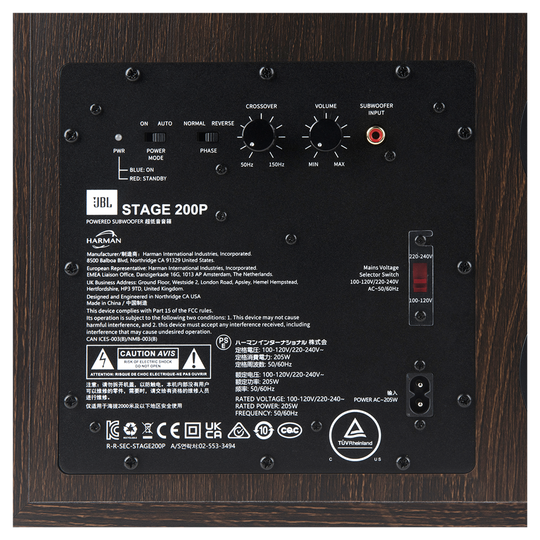 JBL Stage 2 200P Active 10" Subwoofer