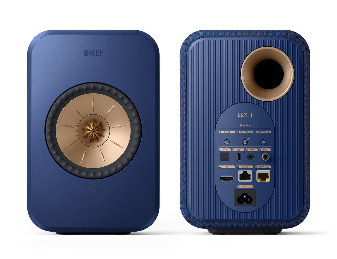 KEF LSX II Wireless Hifi Bookshelf Speakers