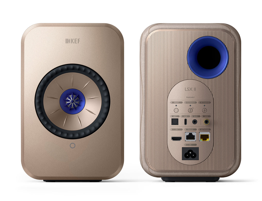 KEF LSX II Wireless Hifi Bookshelf Speakers