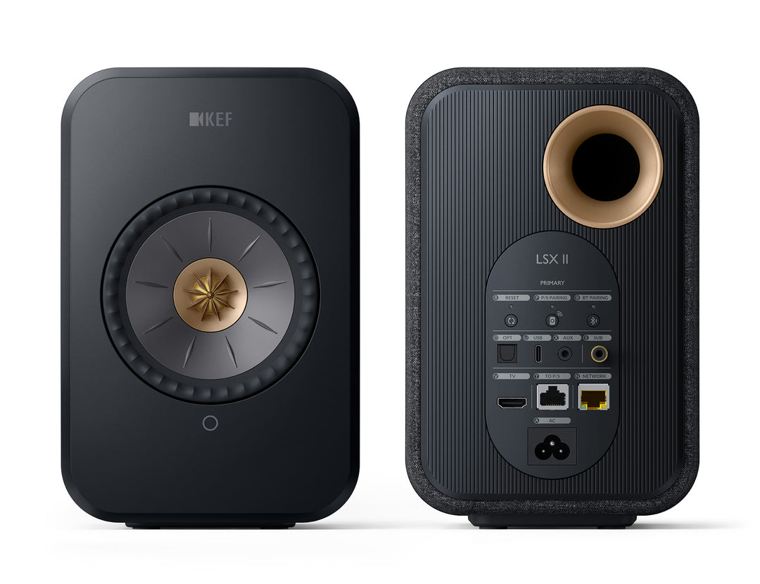KEF LSX II Wireless Hifi Bookshelf Speakers