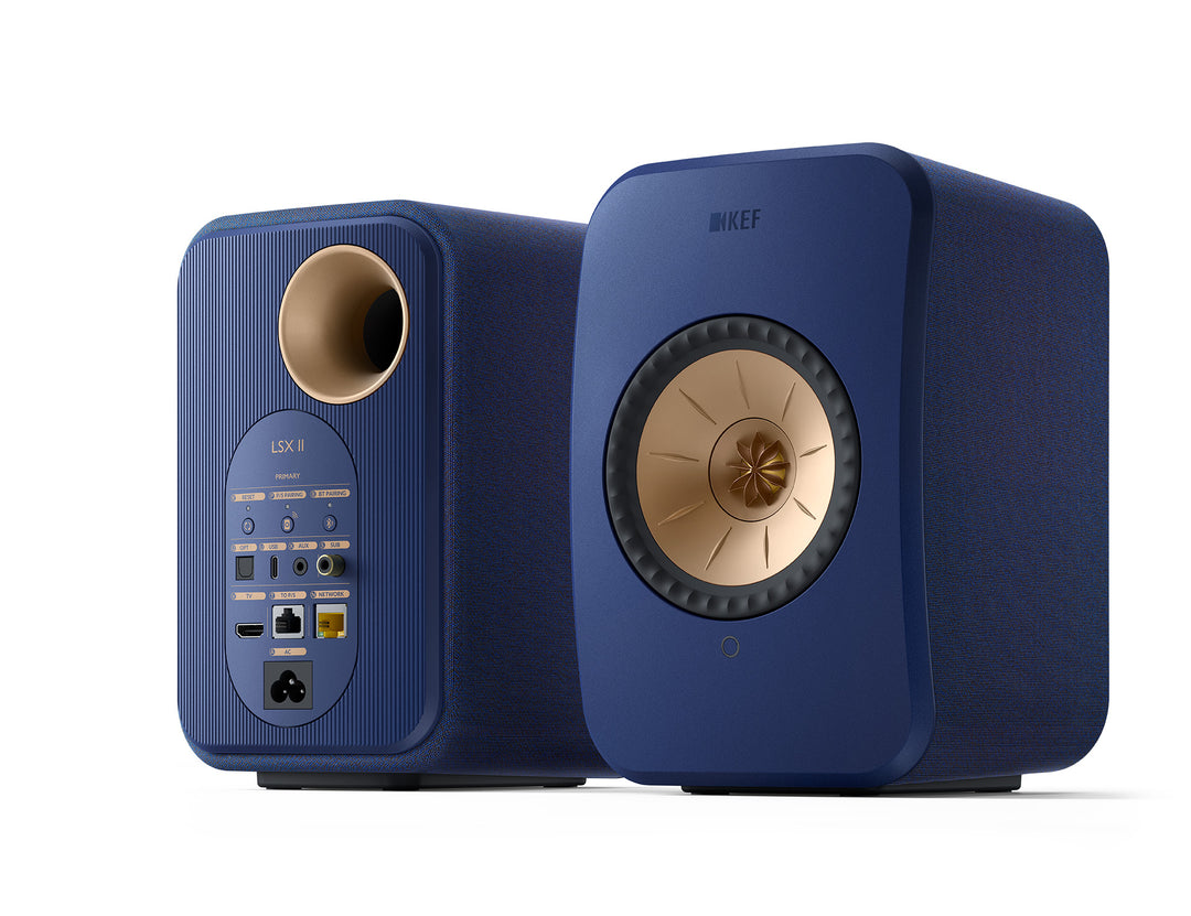 KEF LSX II Wireless Hifi Bookshelf Speakers