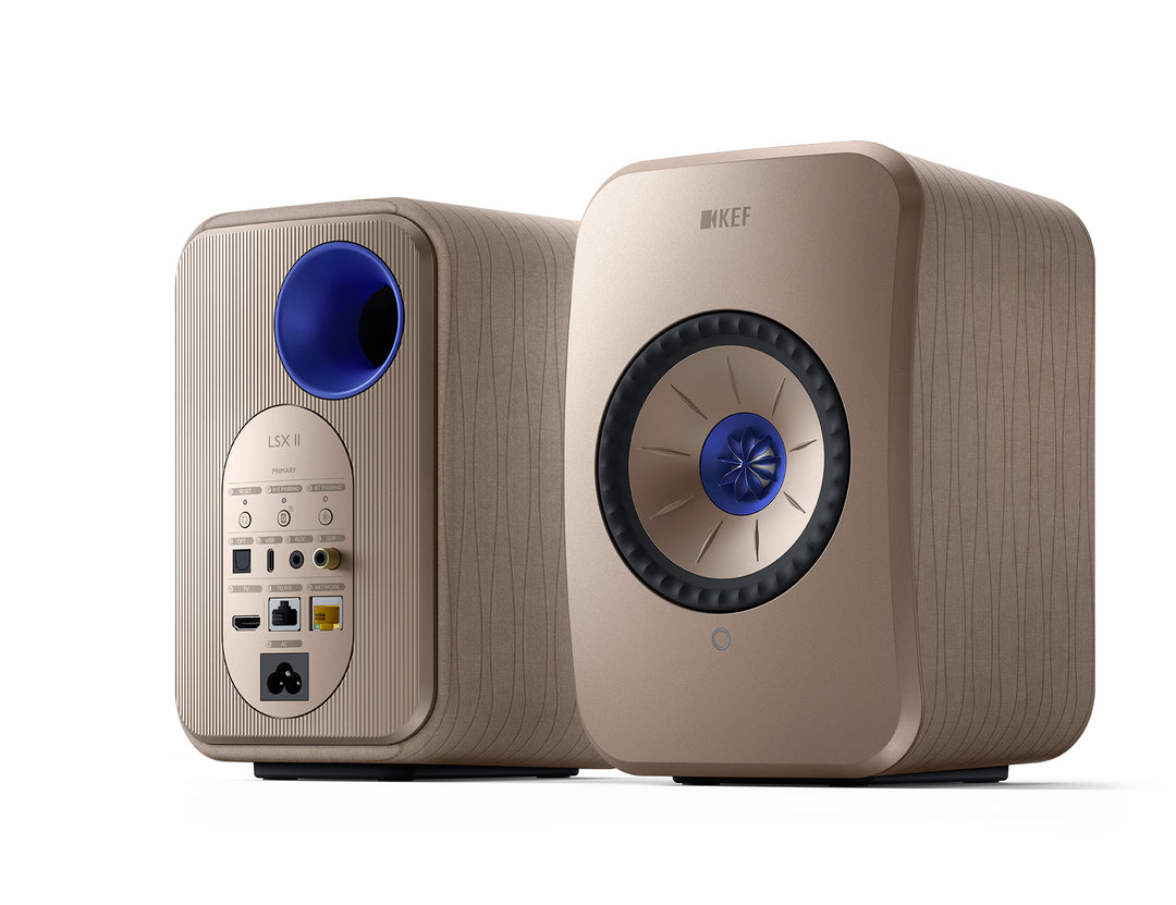 KEF LSX II Wireless Hifi Bookshelf Speakers