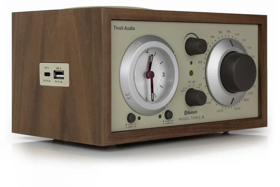 Tivoli Audio Model Three BT BT/AM/FM/Clock/USB-C