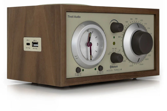 Tivoli Audio Model Three BT BT/AM/FM/Clock/USB-C