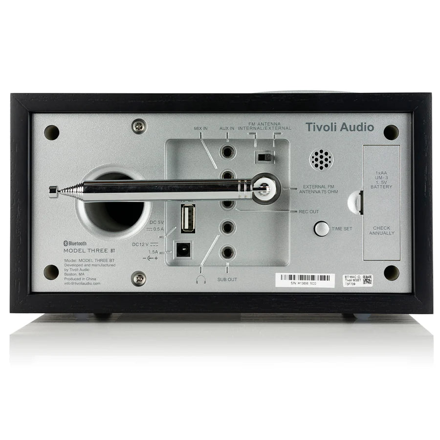Tivoli Audio Model Three BT Bluetooth/AM/FM/Clock radio