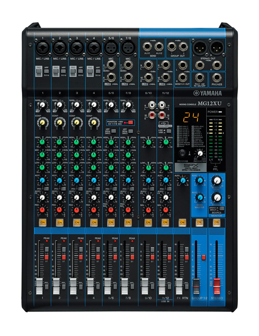 Yamaha MG12XU 12 Channel Mixing Console - Refurbished