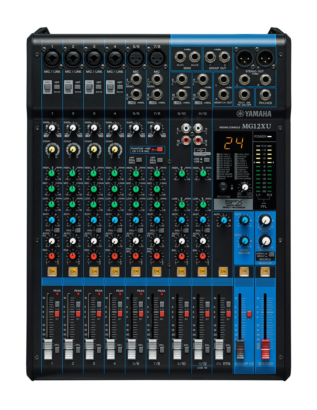 Yamaha MG12XU 12 Channel Mixing Console - Refurbished