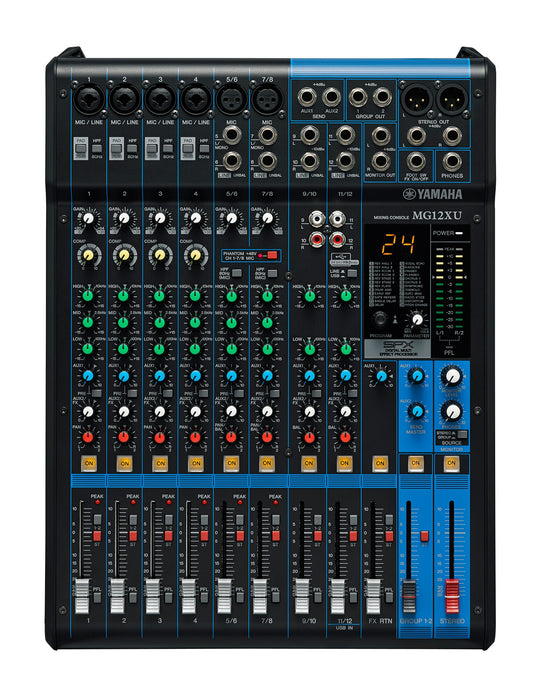 Yamaha MG12XU 12 Channel Mixing Console - Refurbished
