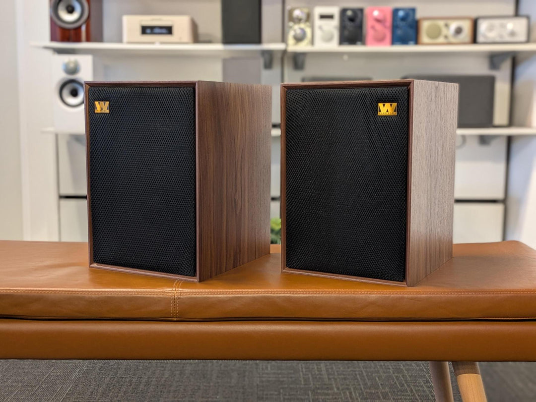 Wharfdale Denton 85th Anniversary Bookshelf Speakers Walnut - Trade In