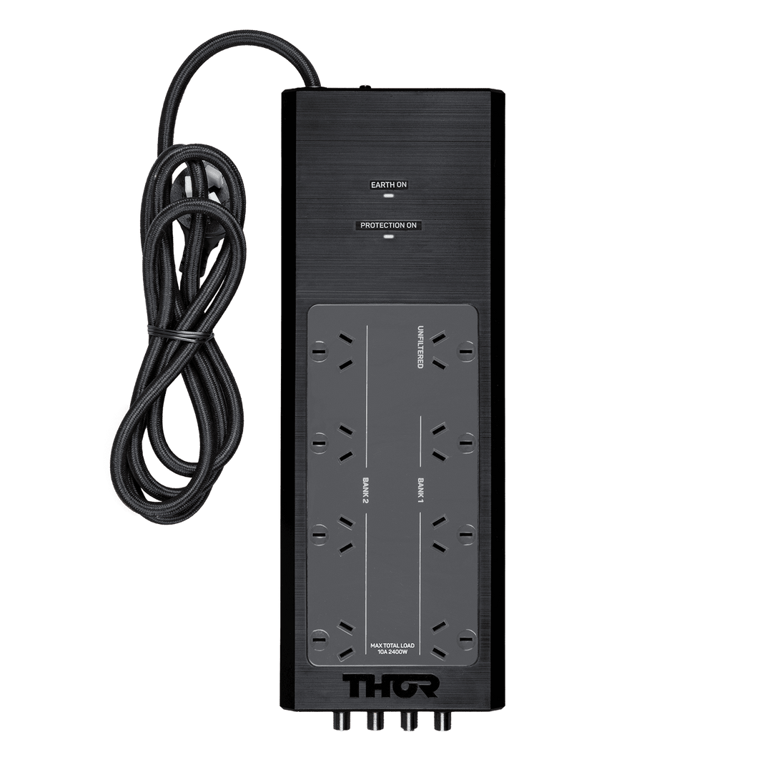 Thor P8 Prodigy – 8 Way Surge Protector with Elite Filtration