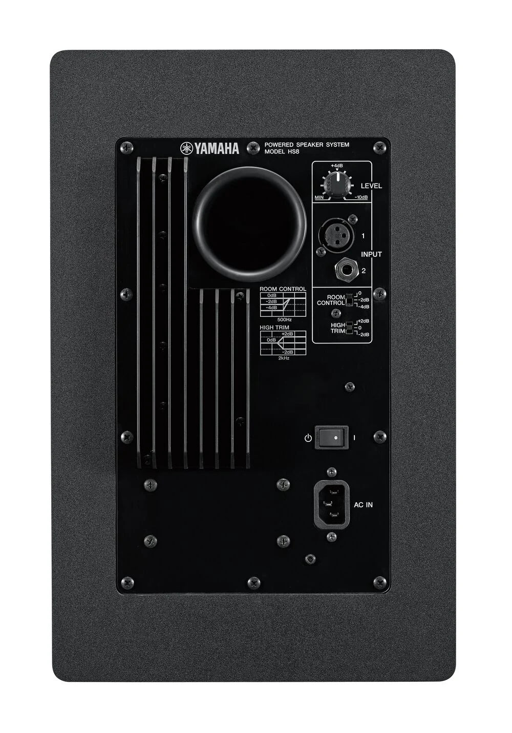 Yamaha HS8 Powered Studio Monitors (Each) Black - Refurb