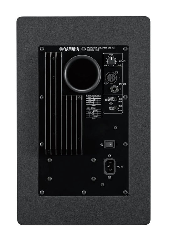 Yamaha HS8 Powered Studio Monitors (Each) Black - Refurb