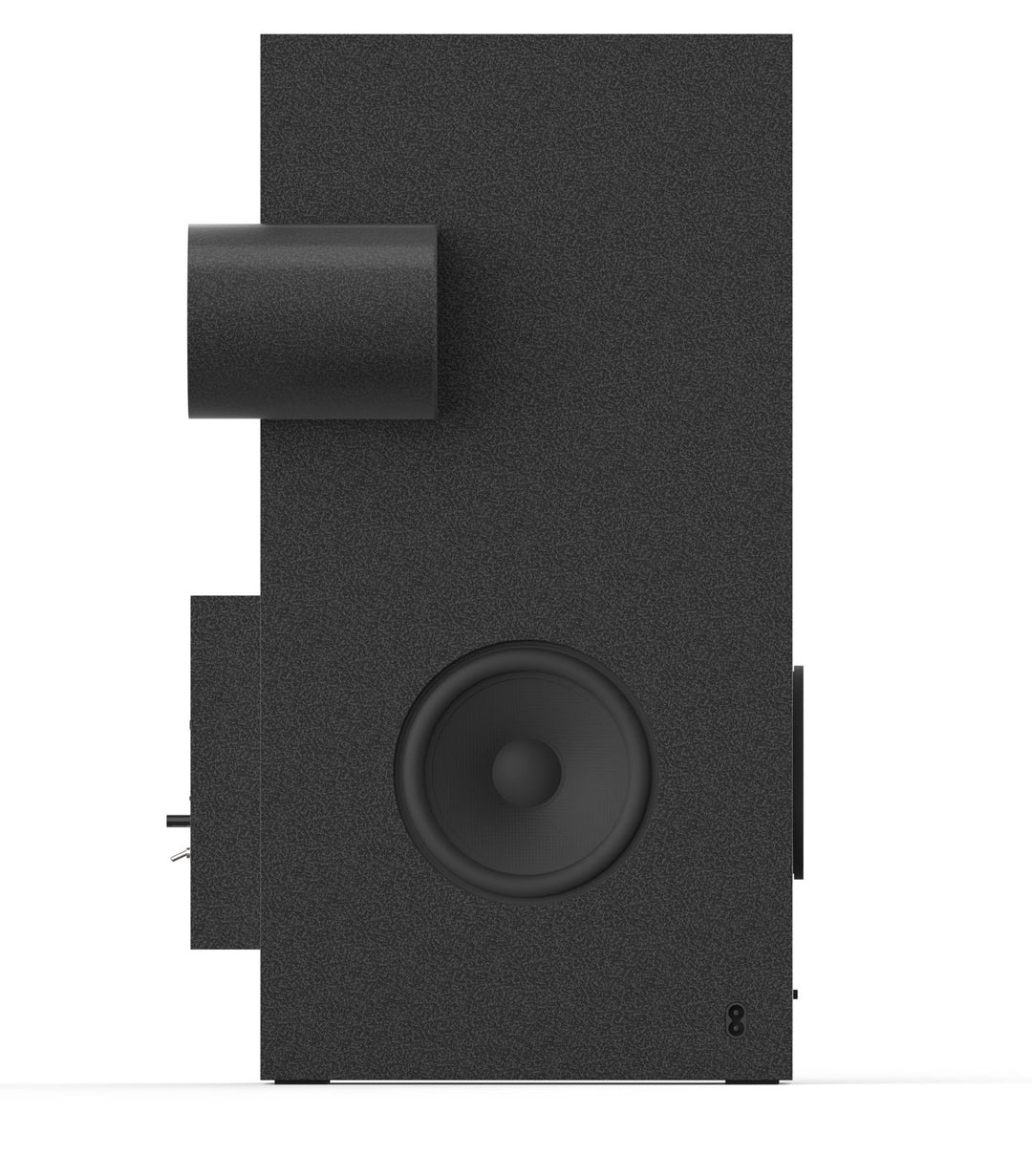Transparent Brutalist Speaker